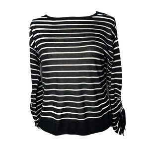 Massimo Dutti Lightweight Women’s Italian Knit Sweater Size XS Coastal Elegant